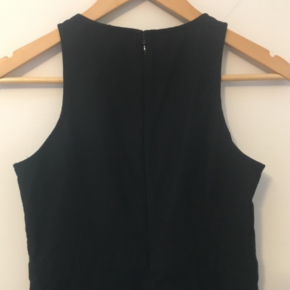 Ann Taylor Petite Black Dress with Crochet Trim - Picture 5 of 5